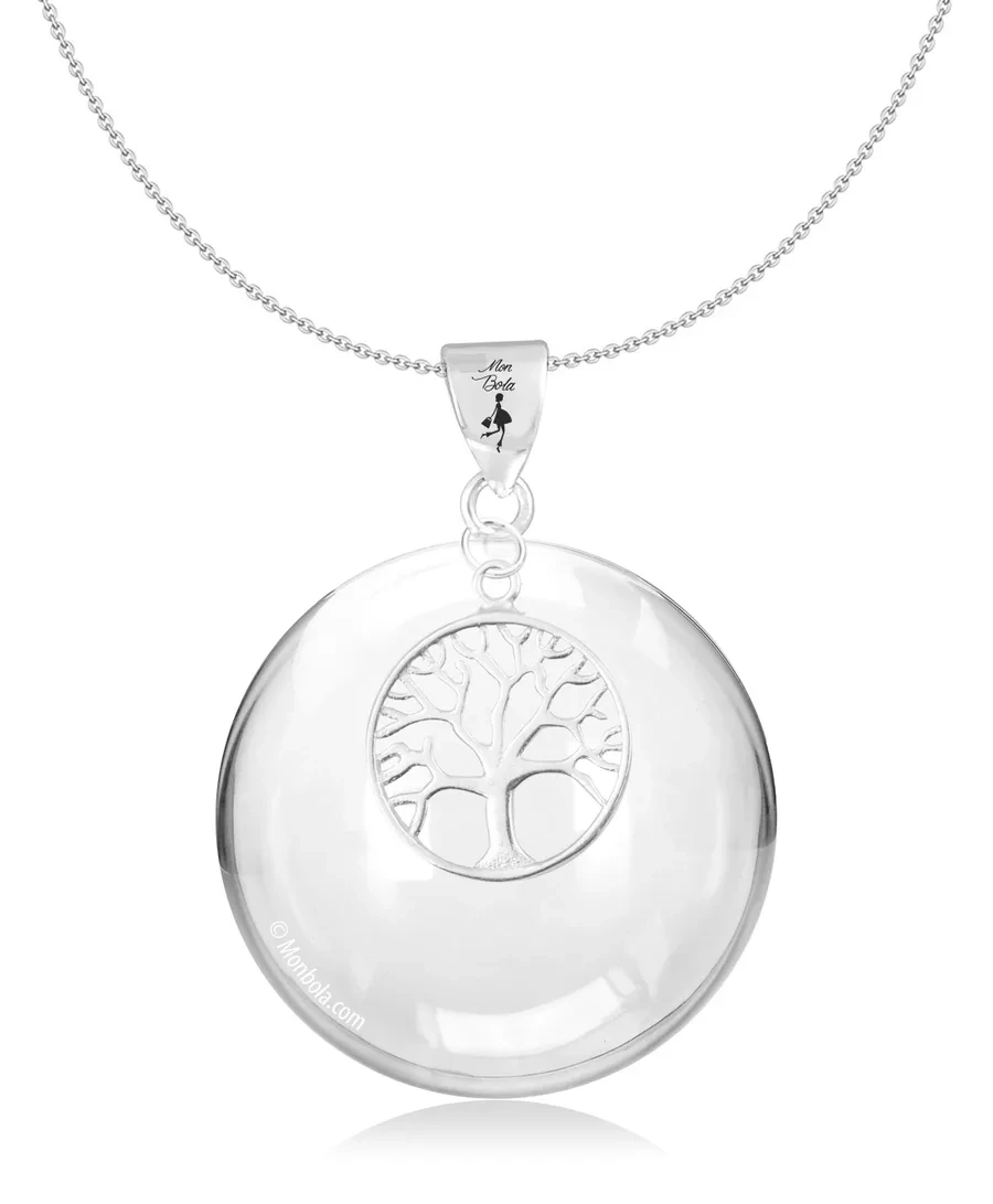 Arbre de vie, bola de grossesse, argent