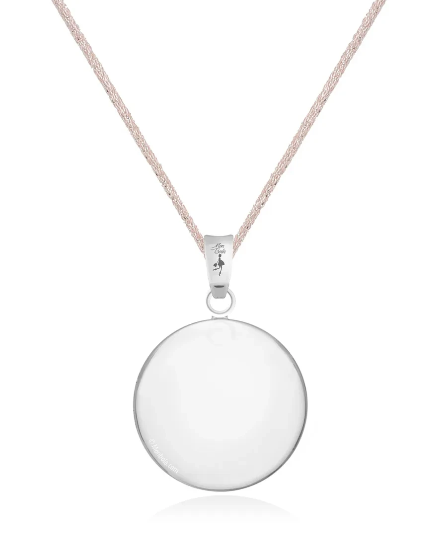 Cordon Rose clair, bola de grossesse, argent