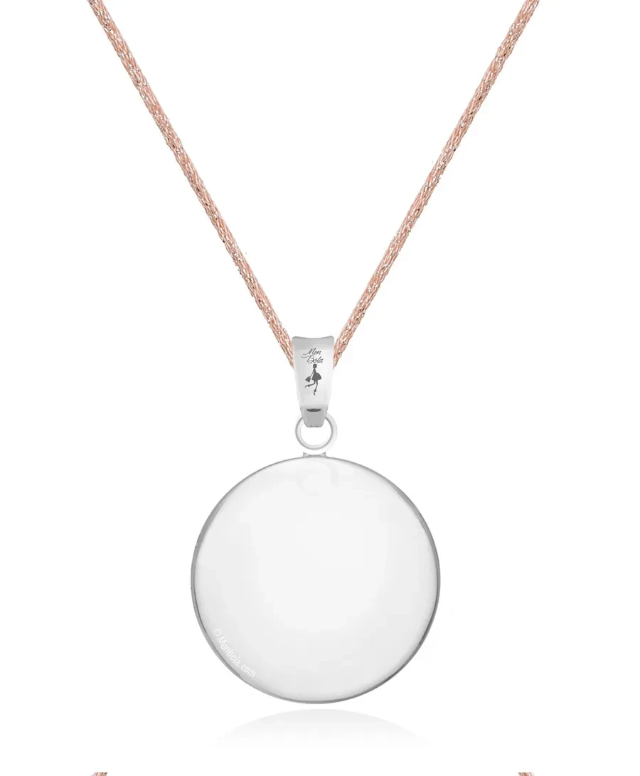 Cordon Saumon, bola de grossesse, argent