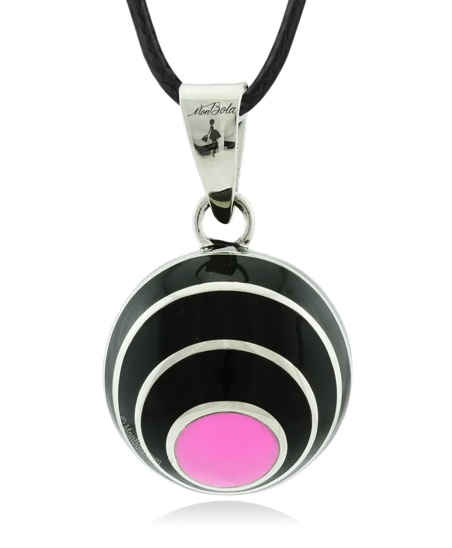 Noir Fuschia Spirale, bola de grossesse