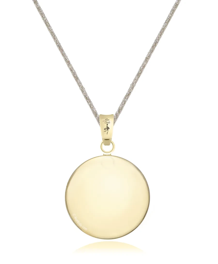 Cordon Argent, bola de grossesse, or 24ct