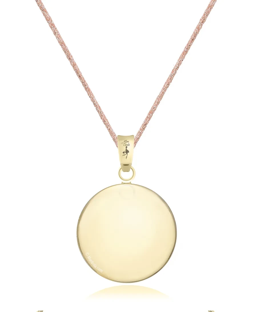 Cordon Saumon, bola de grossesse, or 24ct