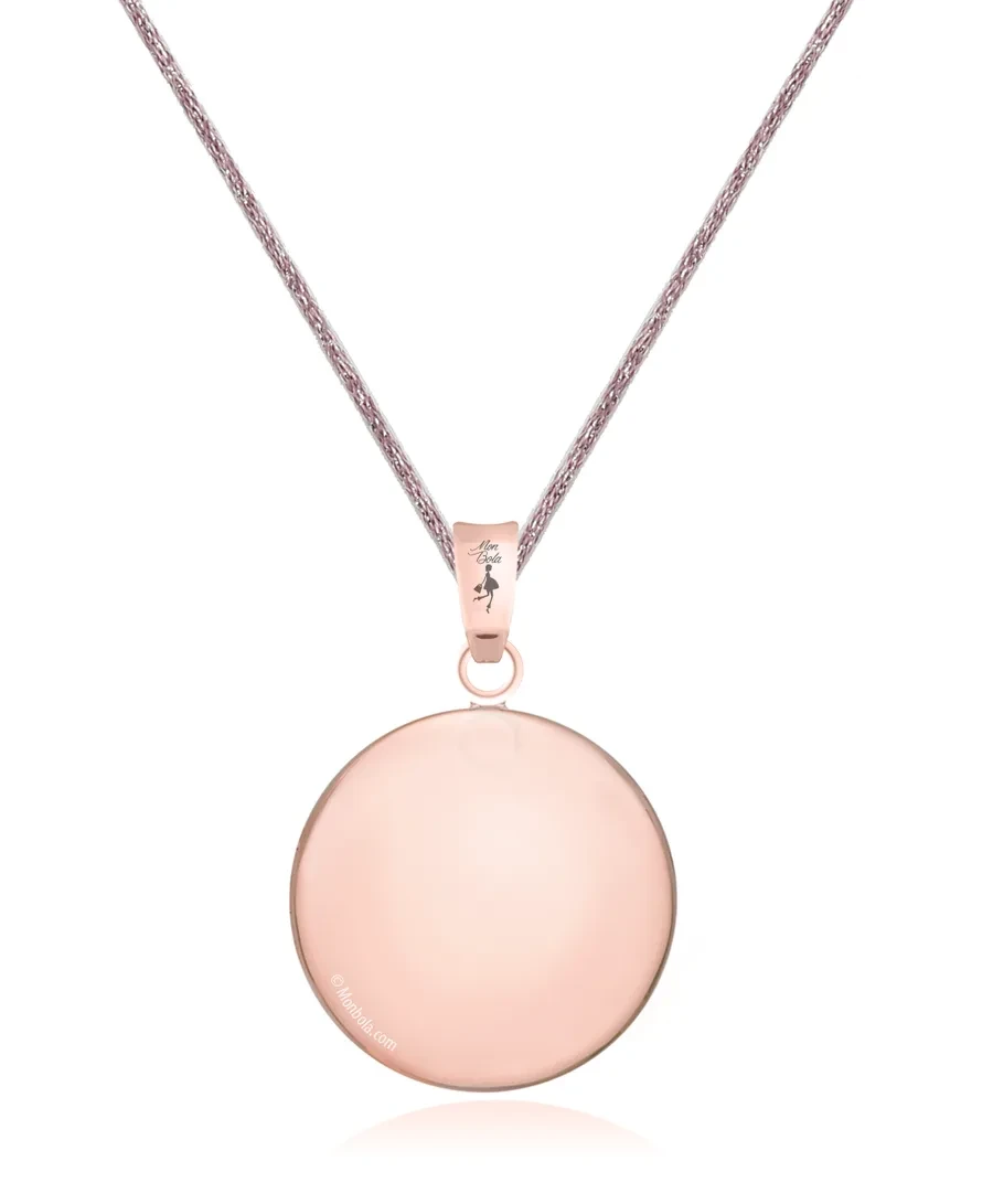Cordon Violet, bola de grossesse, or rose 24ct
