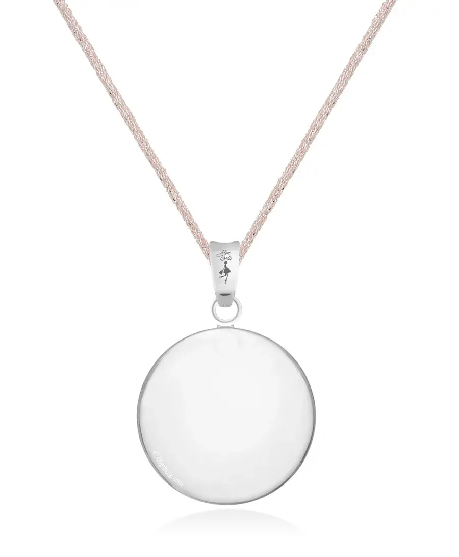 Cordon Rose clair, bola de grossesse, argent