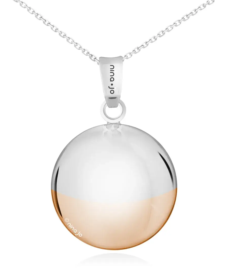 Rosalie, bola de grossesse, argent / or rose