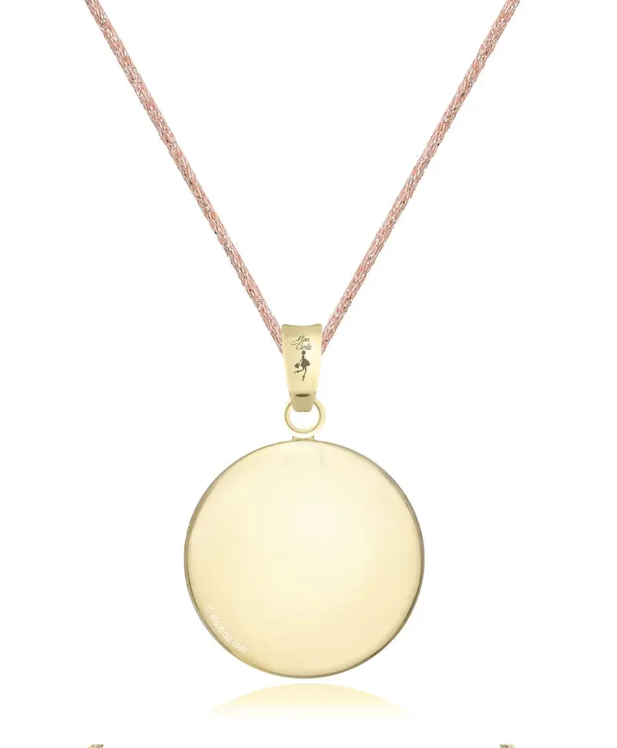 Cordon Saumon, bola de grossesse, or 24ct
