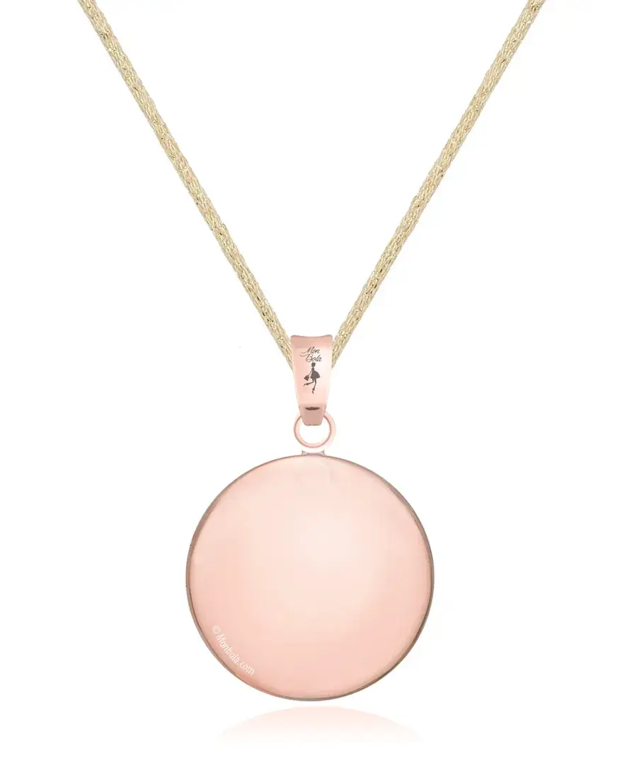 Cordon Or, bola de grossesse, or rose 24ct