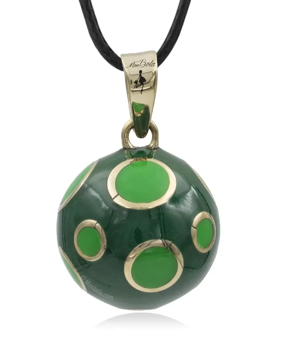 Vert avec Pois, bola de grossesse