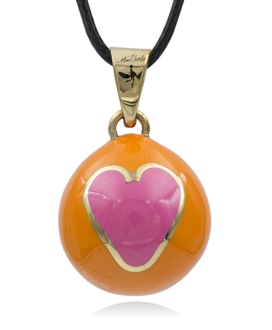 Pink Heart Orange Pregnancy Bola