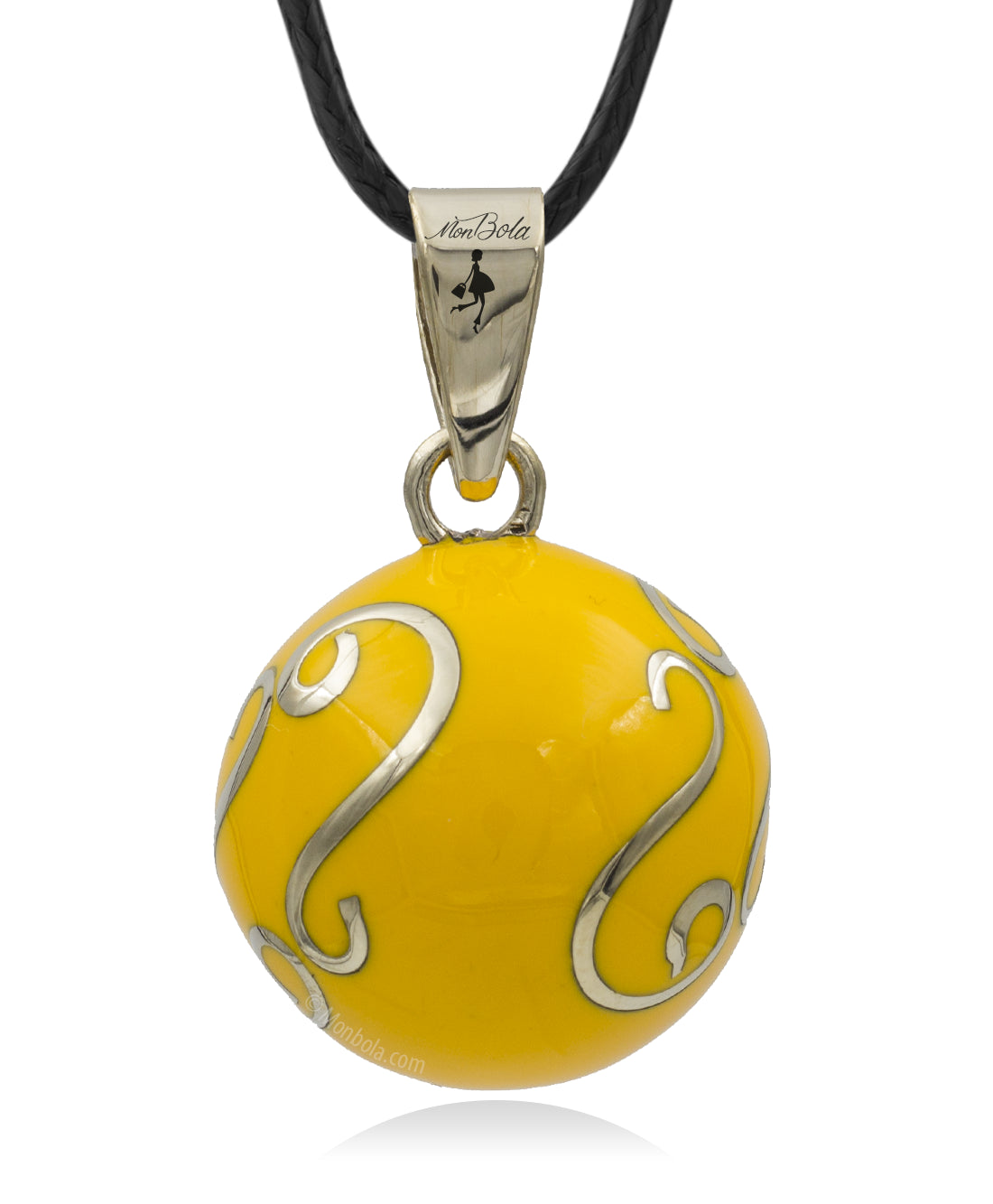 Swirls Yellow Pregnancy Bola